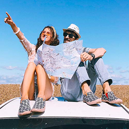 UIN - Morbide scarpe da donna in tela, mocassini