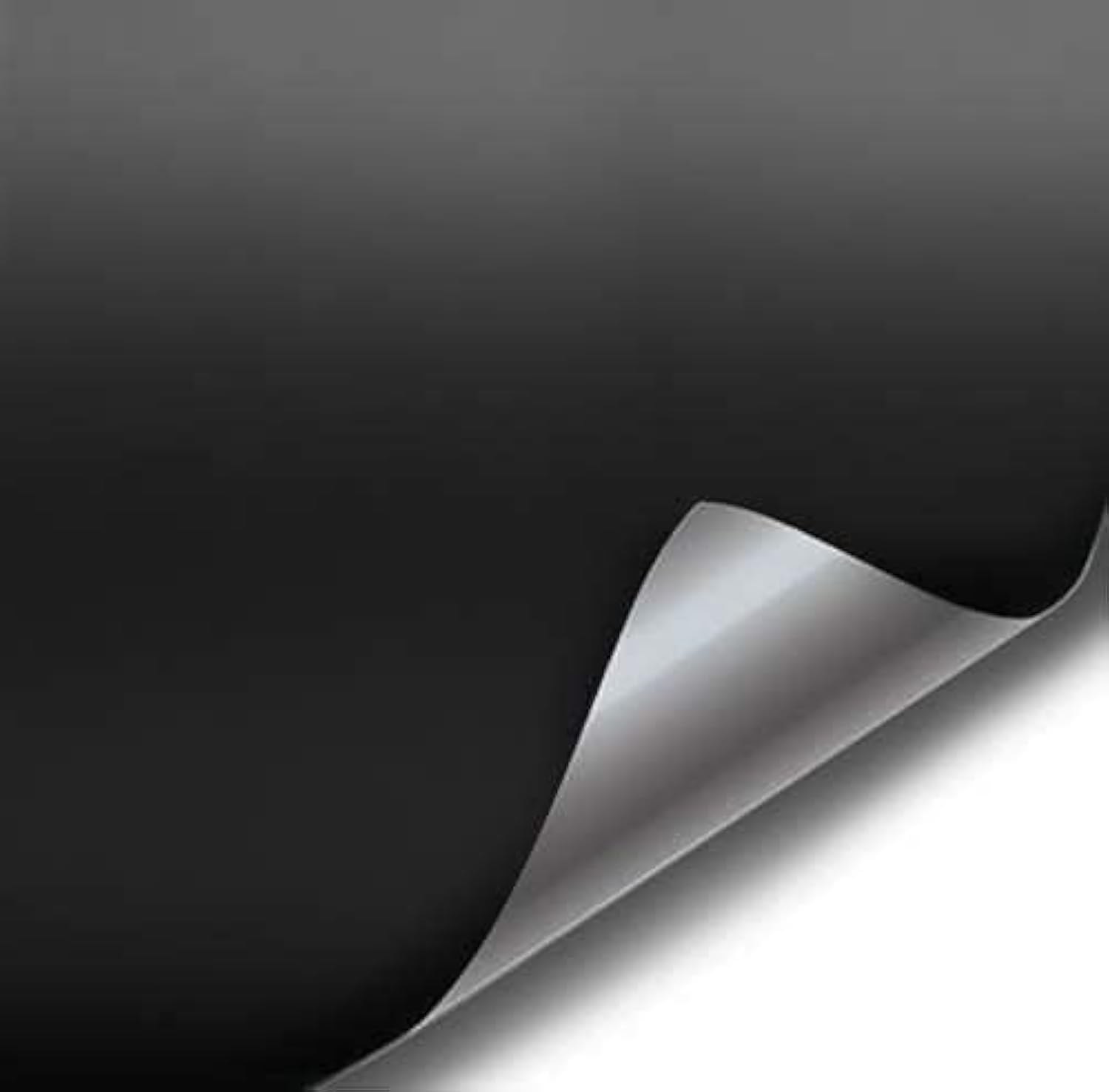 Satin Flat Matte Stealth Jet Black 5ft Vinyl Wrap Roll with Air Release Technology (5ft x 1.5ft)