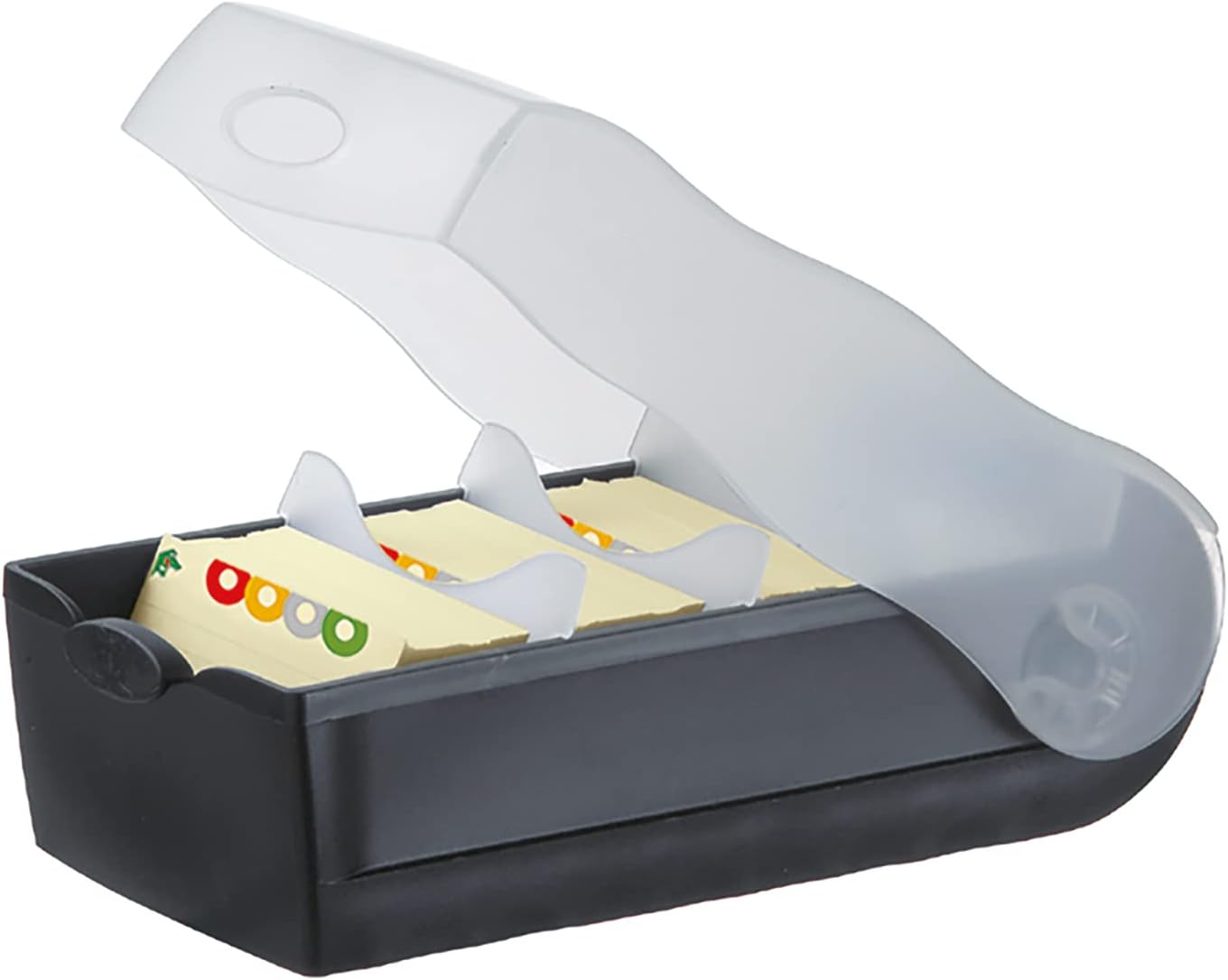 HAN998633 - Card Box Croco A8 Translucent/Black