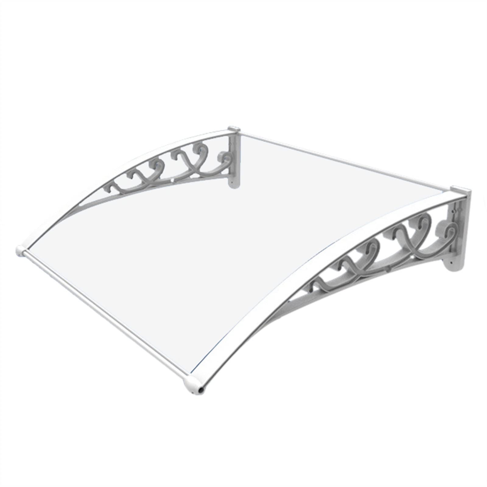 Auvent pour fenêtre moderne en polycarbonate de haute qualité architecturale pour façade