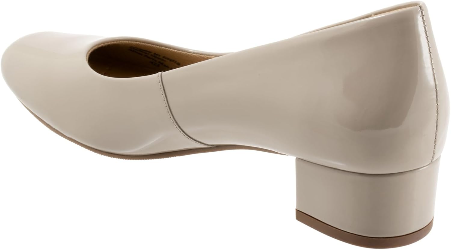 Trotters Women's Pump, Stone Patent, 12 Wide - Image 5