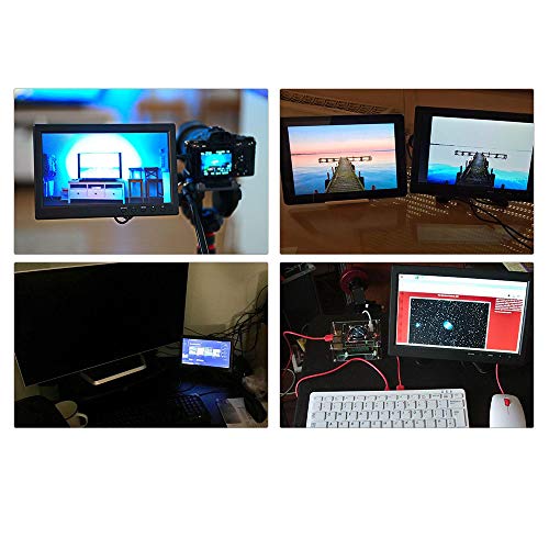 WHOLEV 10.1 Pollici Monitor IPS Colori LCD HD 1280...