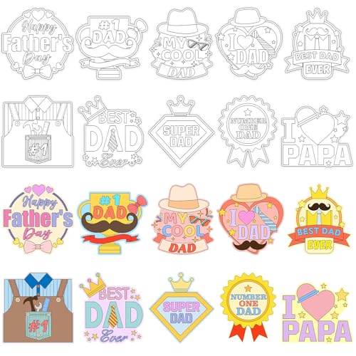 Kit de Imánes DIY para Día del Padre 60 Piezas