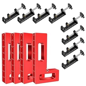 ArtyMaster WT109 90-Grad-Winkelspanner-Set 4 Stück