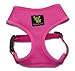 EcoBark Pink Dog Harness - Max Comfort Luxurious Soft Mesh - Over The Head No Pull & No Choke Halter Harness Vest - Eco-Friendly Body Harness