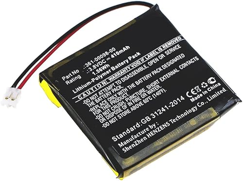 Synergy Digital Batería de reloj inteligente, compatible con Garmin Fenix 5X Running Smartwatch, (Li-Pol, 3.8 V, 410 mAh), ultra alta capacidad,