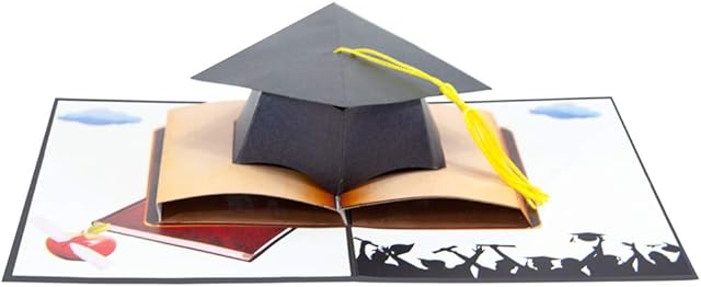 Favour Pop Up® - 3D greeting card for the exam. Voucher or cash gift can be inserted perfectly. TC007