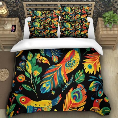 Oiseaux Colorés 3D : L'Excellence de l'Impression Visuelle Haute Définition - 5