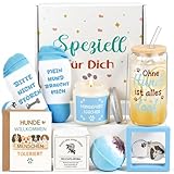 TUZELIYA Geschenke für Hundebesitzer Set - 6Pcs Hund Thema Geschenkset für Frauen Männer - Geburtstagsgeschenke für Ehefrauen Freundinnen Kollegen Beste Freunde - Neujahrsgeschenke für Hunde Mama