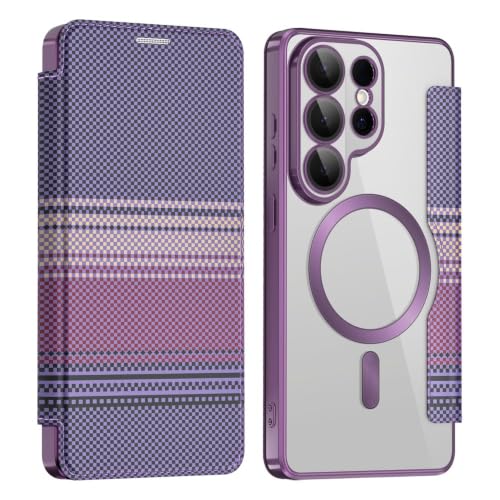 Housse Samsung S25 FE violette avec porte-carte pour vos sorties