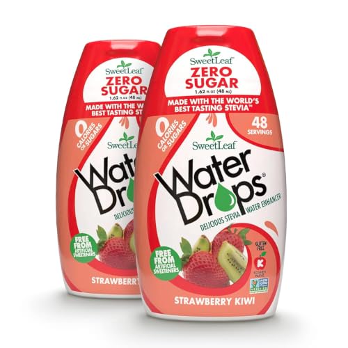 SweetLeaf Water Flavoring Drops, Strawberry Kiwi - 1.62 Fl Oz,