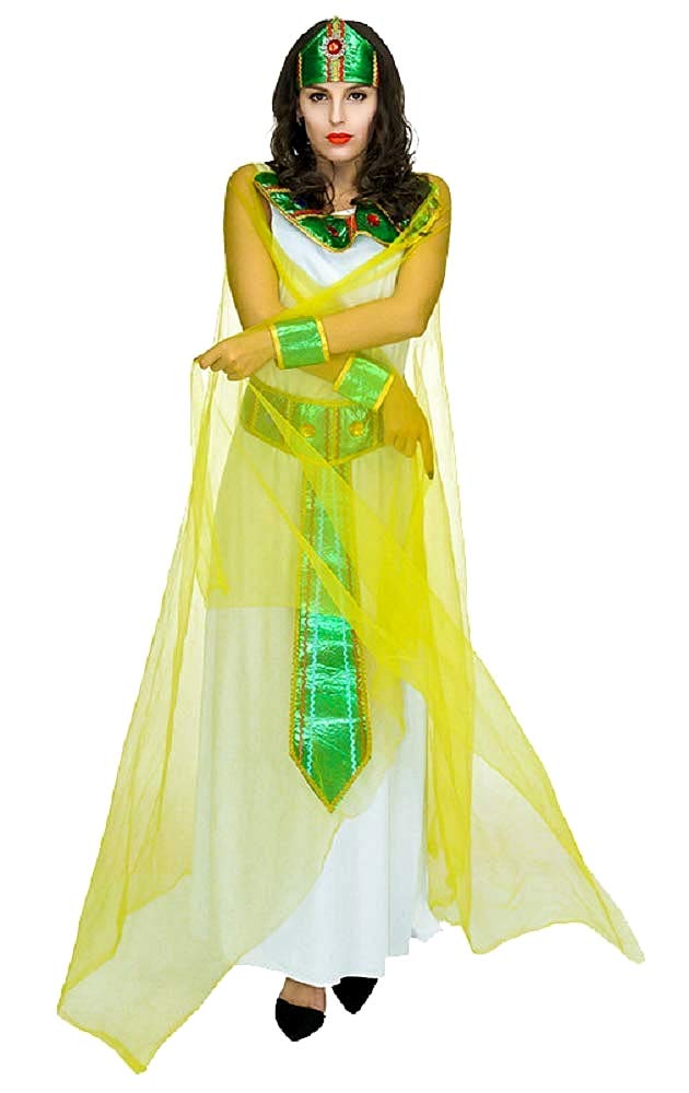 Kostium egipski kapłanka westyalin Cleopatra nofretete przebranie dla kobiet Halloween karnawał Cosplay kobieta dziewczynka rozmiar jednostkowy oryginalny pomysł na prezent Cosplay