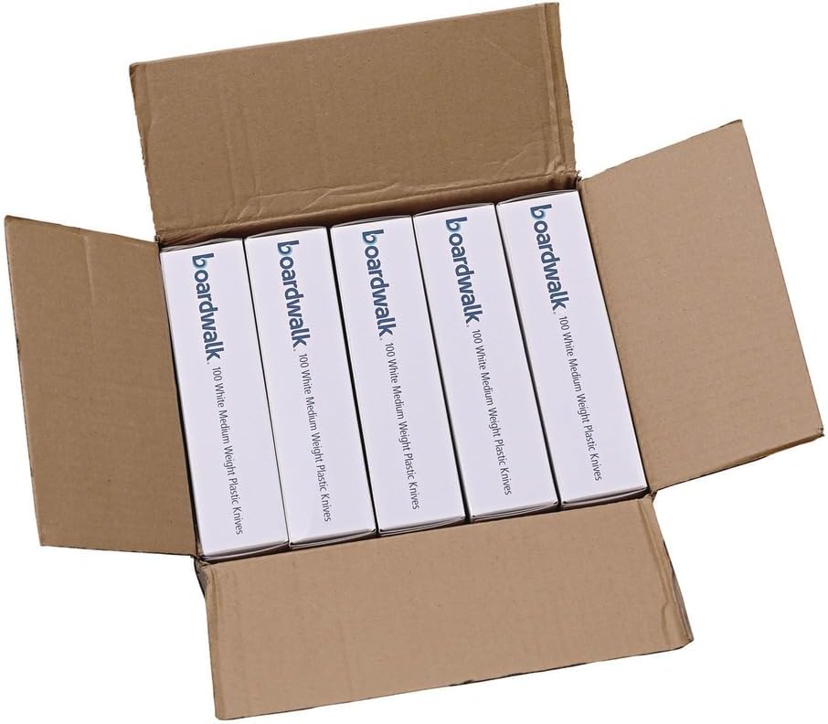 Boardwalk BWK FORKMWPS Mediumweight Polystyrene Fork - White (1000/Carton)