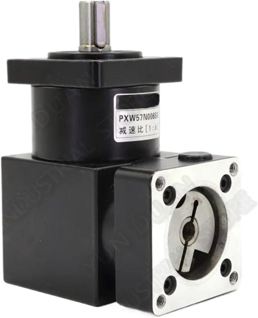5 :1 Right Angled Planetary Speed Reducer Gearbox 90degree Angle Reversing Corner Reducer for NEMA23 57mm Stepper Motor