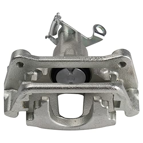 Image of TRQ Rear Brake Caliper Set Zinc Coated Brackets Hardware Compatible with 2012-2018 Dodge Journey