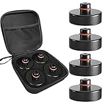 BANGTING Wagenheber Pads Set für Tesla Model 3/Y/S/X (2026-2013) | 4 Stück Hochfeste Gummipads für Hebebühne & Wagenheber | Inkl. Aufbewahrungsetui | Universal Jack Pad & Adapter
