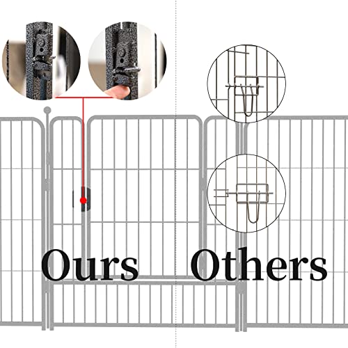 Dog Playpen,Portable Outdoor Dog Fence, Dog Pen Indoor, Dog Playpen for Large/Medium/Small Dogs, Dog Fences for The Yard… - Image 3