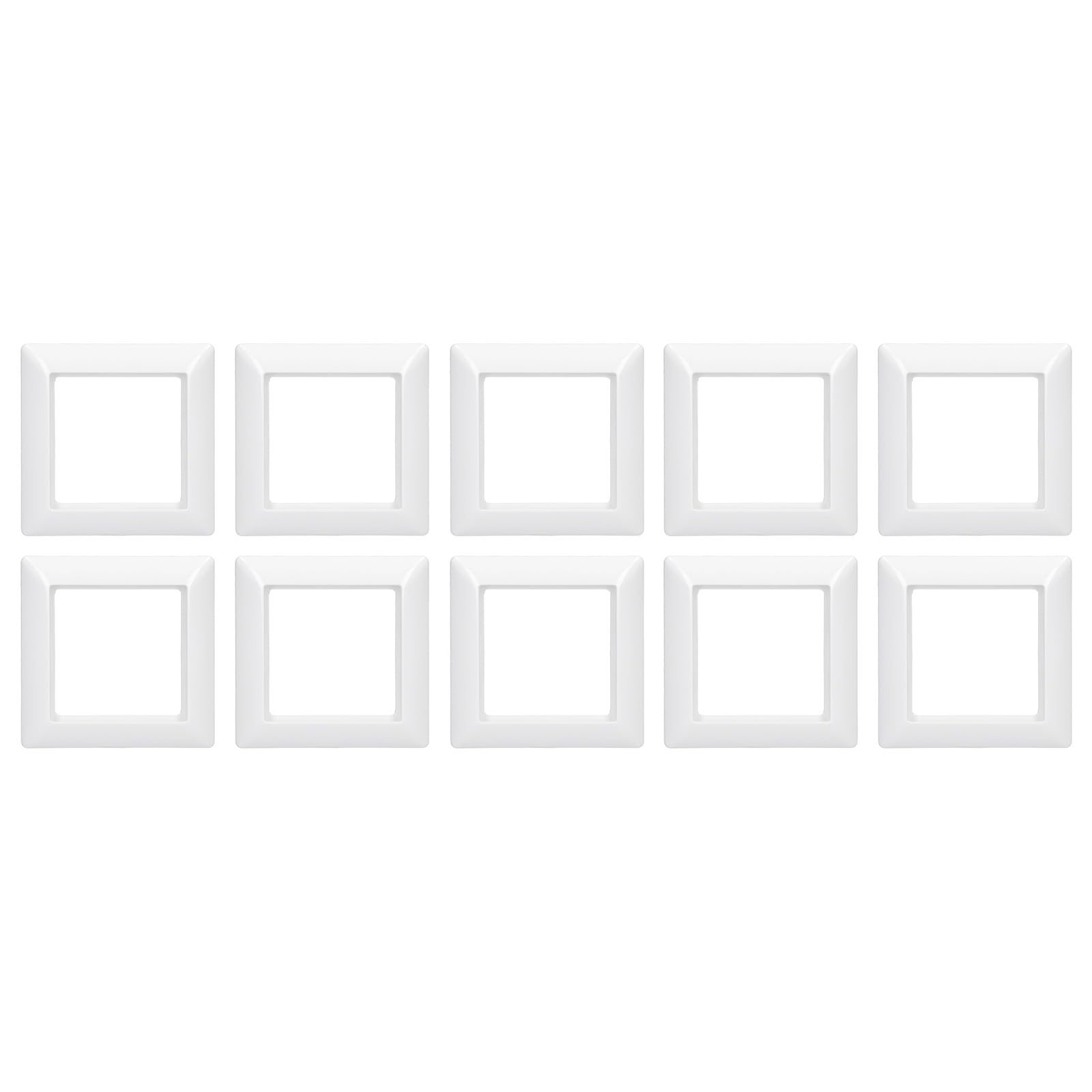 Jung AS581WW cadre simple Duroplast抗刮擦 et haute résistance blanc