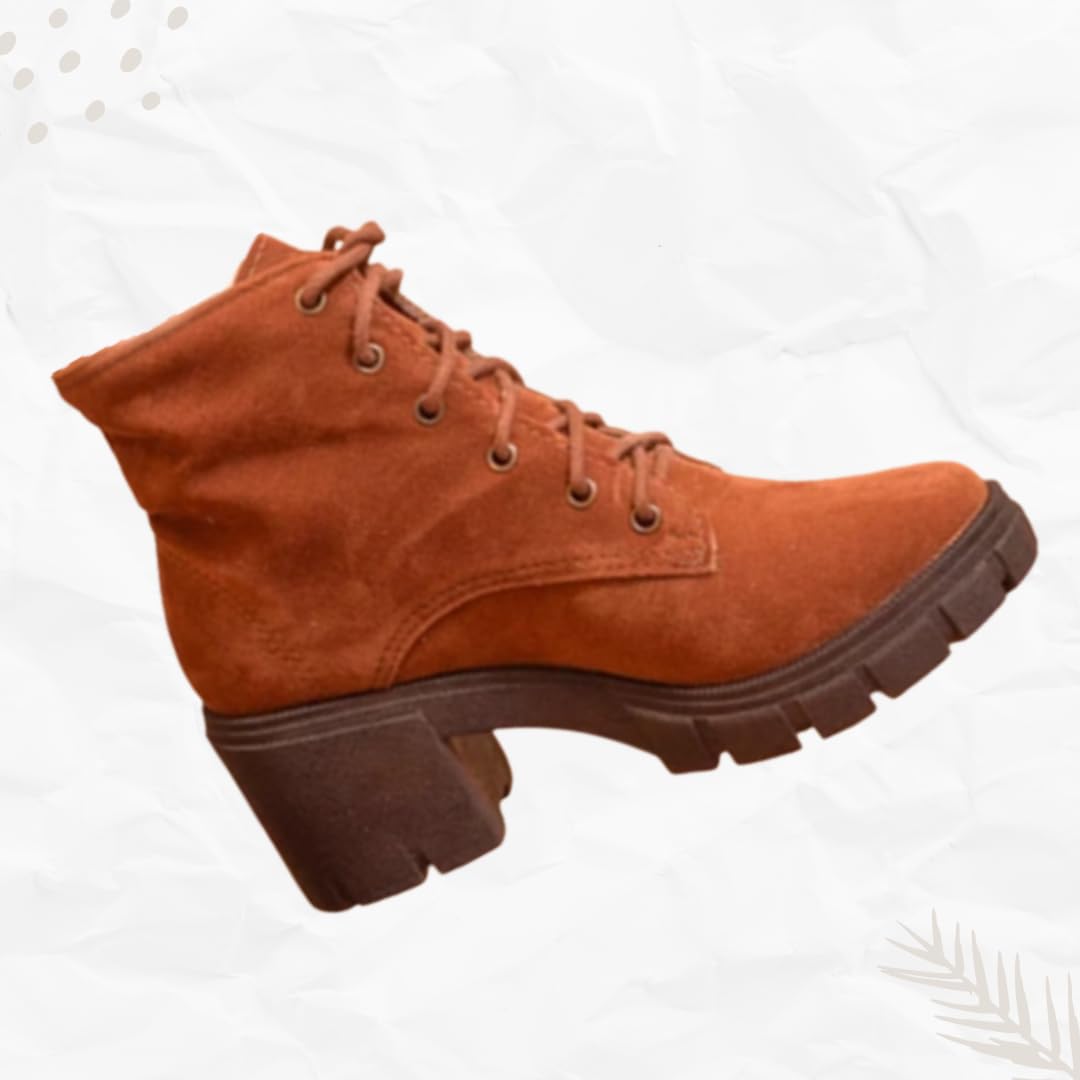 Bota Feminina Coturno De Salto Camurça Caramelo Sola Tratorada Antiderrapante Confortável Passeios Trabalho Ocasiões Casuais em promoção! Veja a oferta e mais achadinhos de Botas 4 Hoje é o melhor dia para comprar Bota Feminina Coturno De Salto Camurça Caramelo Sola Tratorada Antiderrapante Confortável Passeios Trabalho Ocasiões Casuais com aquele preço maroto! Promoção! Aproveite a oferta! 4