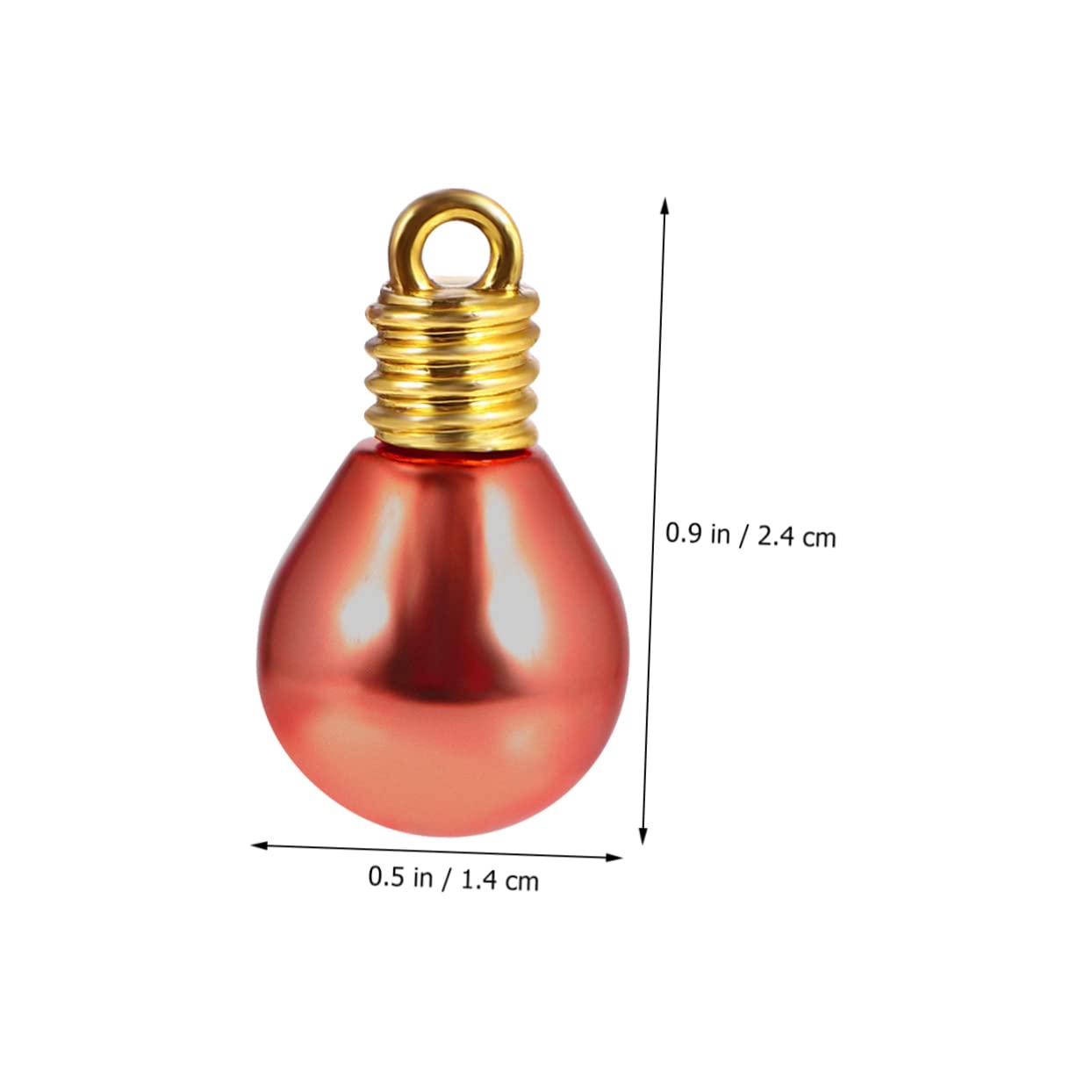 100piezas Decoración De Bombillas Redondas Diy Accesorios Creativos De Cuentas De Bricolaje Cuentas De Plástico Para Hacer Joyas Material Hecho Mano Suministros Para Manualidades d