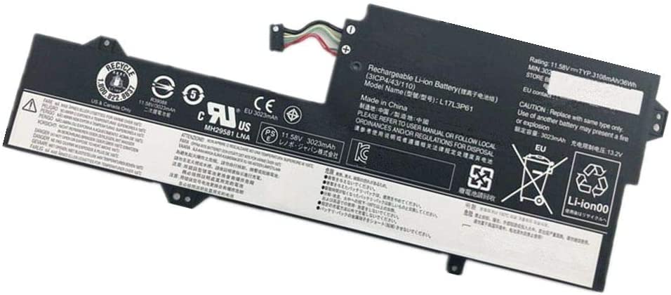Batterie L17C3P61 de voyage pour Yoga 520-12 et 7000-13 en déplacement
