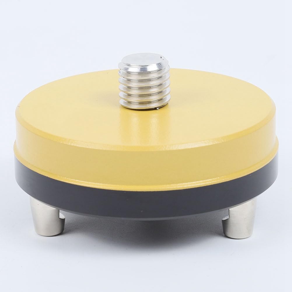 Base Nivelante con Plomada óPtica y Soporte Adaptador de Base Nivelante GPS con Tornillo Giratorio de Montaje 5/8 Pulgada X 11 para EstacióN Total GPS GNSS A