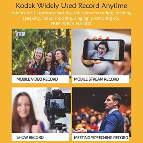 Image of Kodak M11 2.5Mm Lavalier Microphone with Adapter for Smartphones - Auxiliary