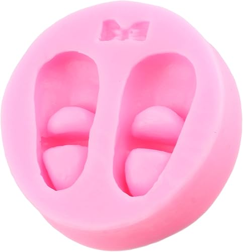 Miniatura 4 de Molde de silicona de fondant para zapatos de bebé 3D para decoración de tartas, decoración de cupcakes, caramelo de chocolate, goma de mascar