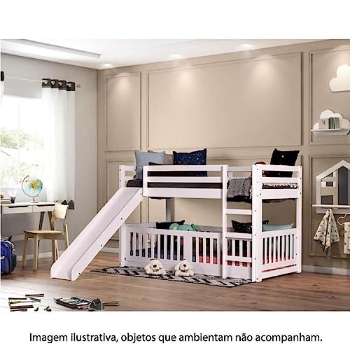 Beliche Montessoriana Divertida Rn com Escorregador Casatema Branco