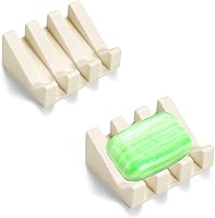 Vista 14 de Jabonera, Soporte para Pastilla de Jabón para Ducha para Baño, Cocina, Bañera, Fácil de Limpiar, Mantiene el Jabón Seco, Prolonga la Vida del Jabón