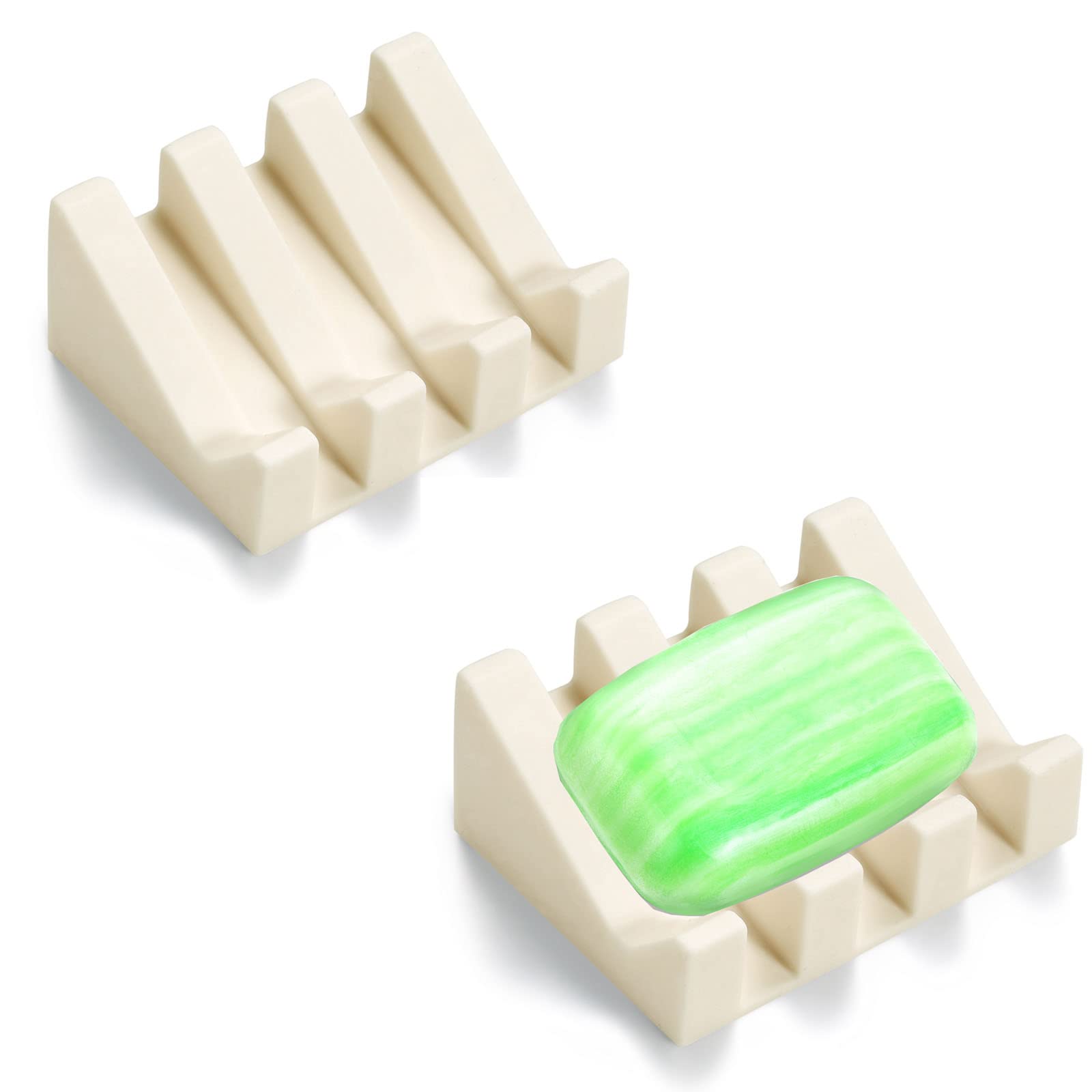 Soap Dish, Bar Soap Holder for Shower for Bathroom, Kitchen, Bathtub, Easy to Clean, Keep Soap Dry, Extend Soap Life