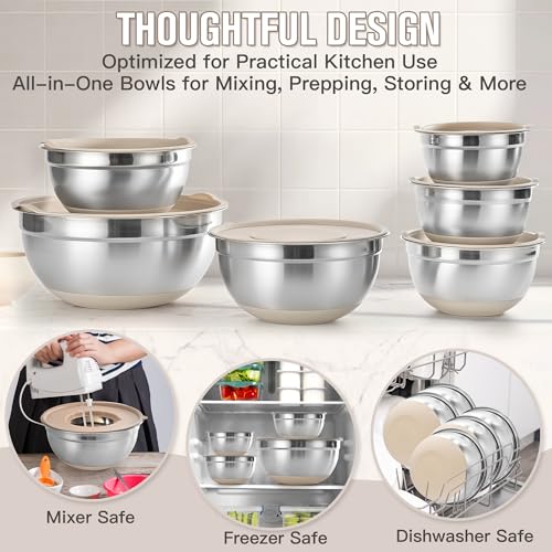 Set 30 piezas Bowls y utensilios cocina acero inox miniatura 5
