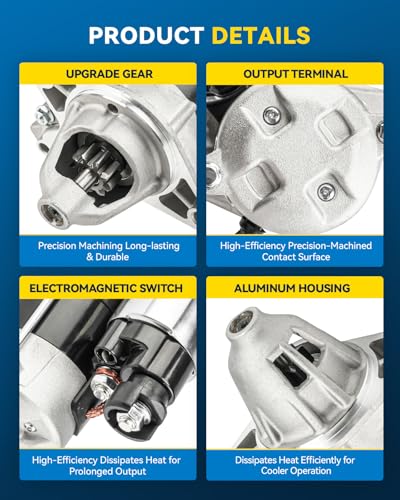 Image of PHILTOP Starter Replacement for Honda,1997-2001 CR-V Automatic 1 KW OE# 17703N,31200P3FA51, DS4H1, 31200P3FA51RM, 17703, 17703N, DSDE1, 91295502, 06312P3FA51, 19135505, MPA17703