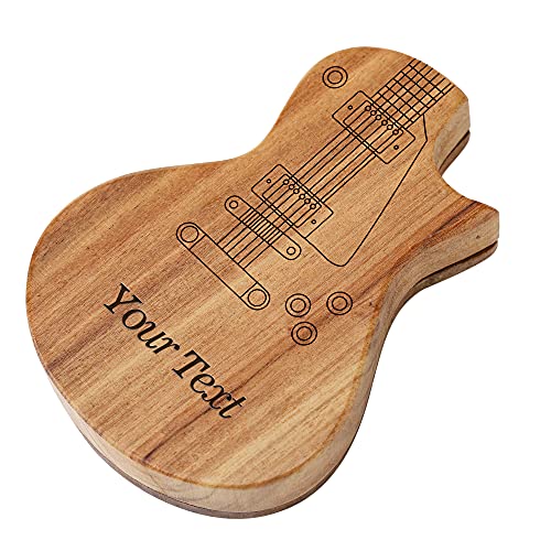 Médiators de guitare en bois personnalisés personnalisés et étui de sélection créatif personnalisé cadeau de musique de… - Les Beatles, Paul McCartney, John Lennon, RIngo Starr, George Harrison Médiators de guitare en bois personnalisés personnalisés et étui de sélection créatif personnalisé cadeau de musique de… – Image 3