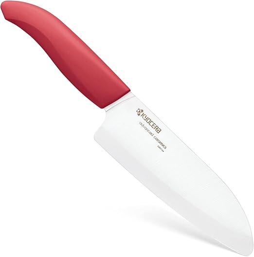 Kyocera Revolution Series Ceramic Santoku, Chef Knife for