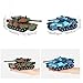 Set of 2 RC Military Tank 1/24 Scale Infrared Remote Control Battle Tanks w/ Lights & Realistic Sounds , Fully Rotational