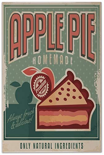 Preisvergleich Produktbild Fliese Kachel Küche Apfelkuchen Keramik bedruckt 20x30 cm