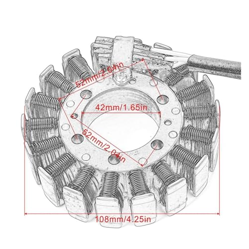Stator de moto pour rénover l'allumage des CBR 600RR 2003-2006