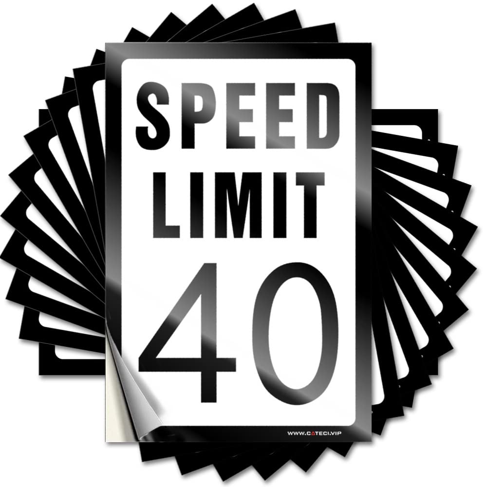 Spicy, Sticker Designer Speed Limit 40 Mph | Scooter Outside Decorations for Porch(6X9CM)
