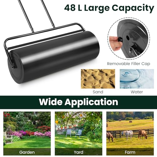 Rodillo para césped 13x24 pulgs, 48L capacidad miniatura 5