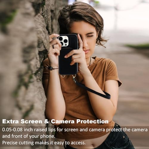 Coque de protection iPhone 13 Pro 12 étui multifonction pour cartes bleu - 7