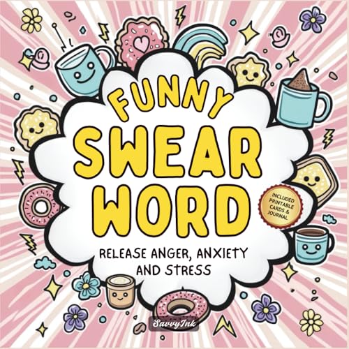 Funny Swear Word Coloring Book for Adults: Release Your Anger, Anxiety and Stress - Cuss, Laugh and Relax Your Way to a Calm and Peaceful Mind (Sweary, Release & Recover Series) image 2
