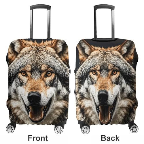 Hungry Like A Wolf Luggage Cover, Washable Elastic Suitcase Cover Protector Fit 18-32 Inch Luggage3