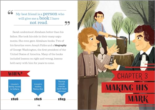 The Story of Abraham Lincoln: A Biography Book for New Readers