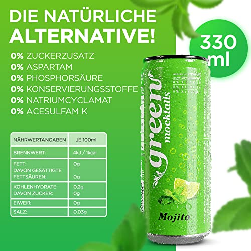 Green Mocktails Mojito 4x330ml