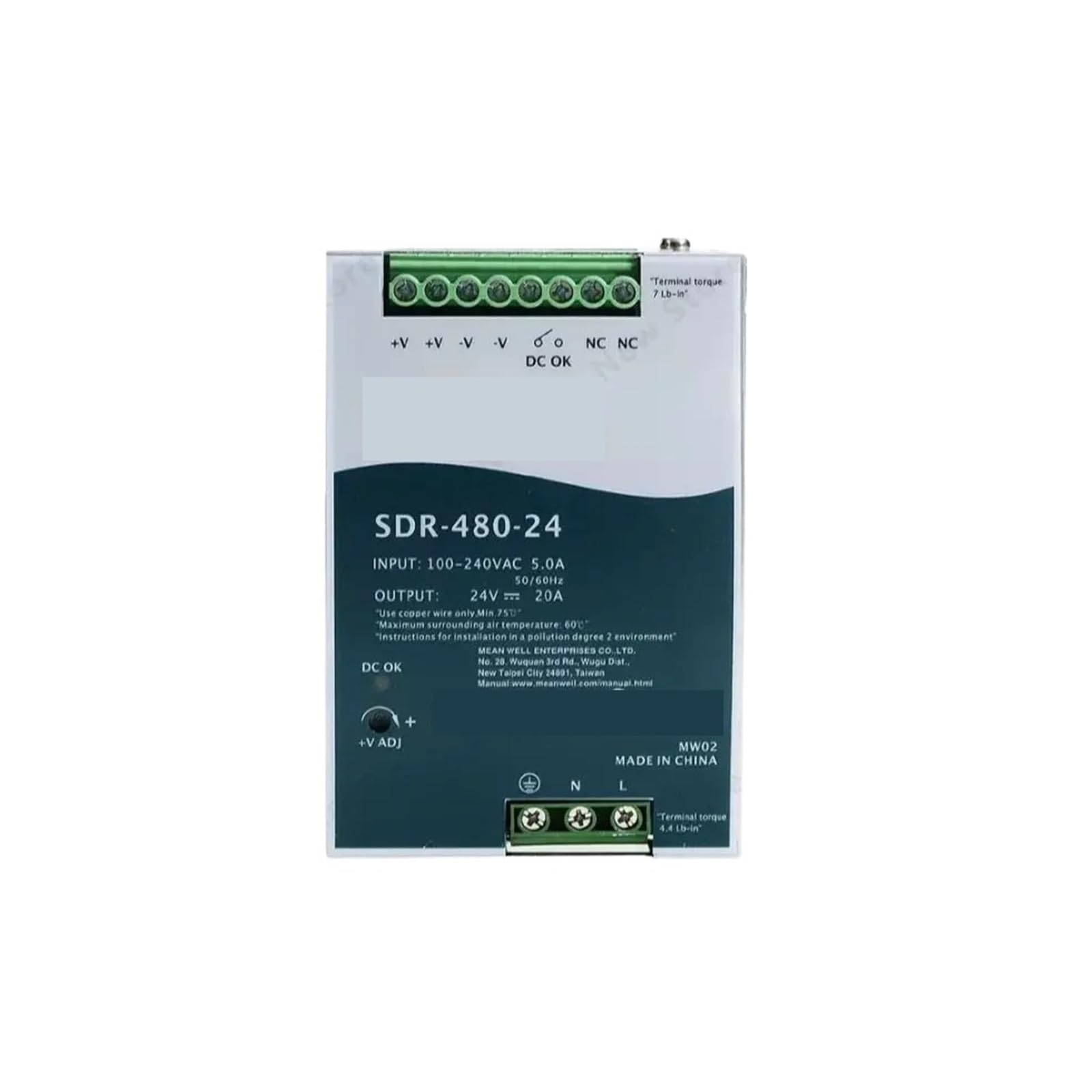 BRODEFUP SDR-480 SDR-480-24 SDR-480-48 480W Power Supply(SDR-480-24)