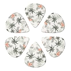 Tropical Palm Trees Lot de 6 médiators pour guitare acoustique, guitare électrique, basse, ukulélé – fins, moyens et… - Les Beatles, Paul McCartney, John Lennon, RIngo Starr, George Harrison Tropical Palm Trees Lot de 6 médiators pour guitare acoustique, guitare électrique, basse, ukulélé – fins, moyens et… – Image 4