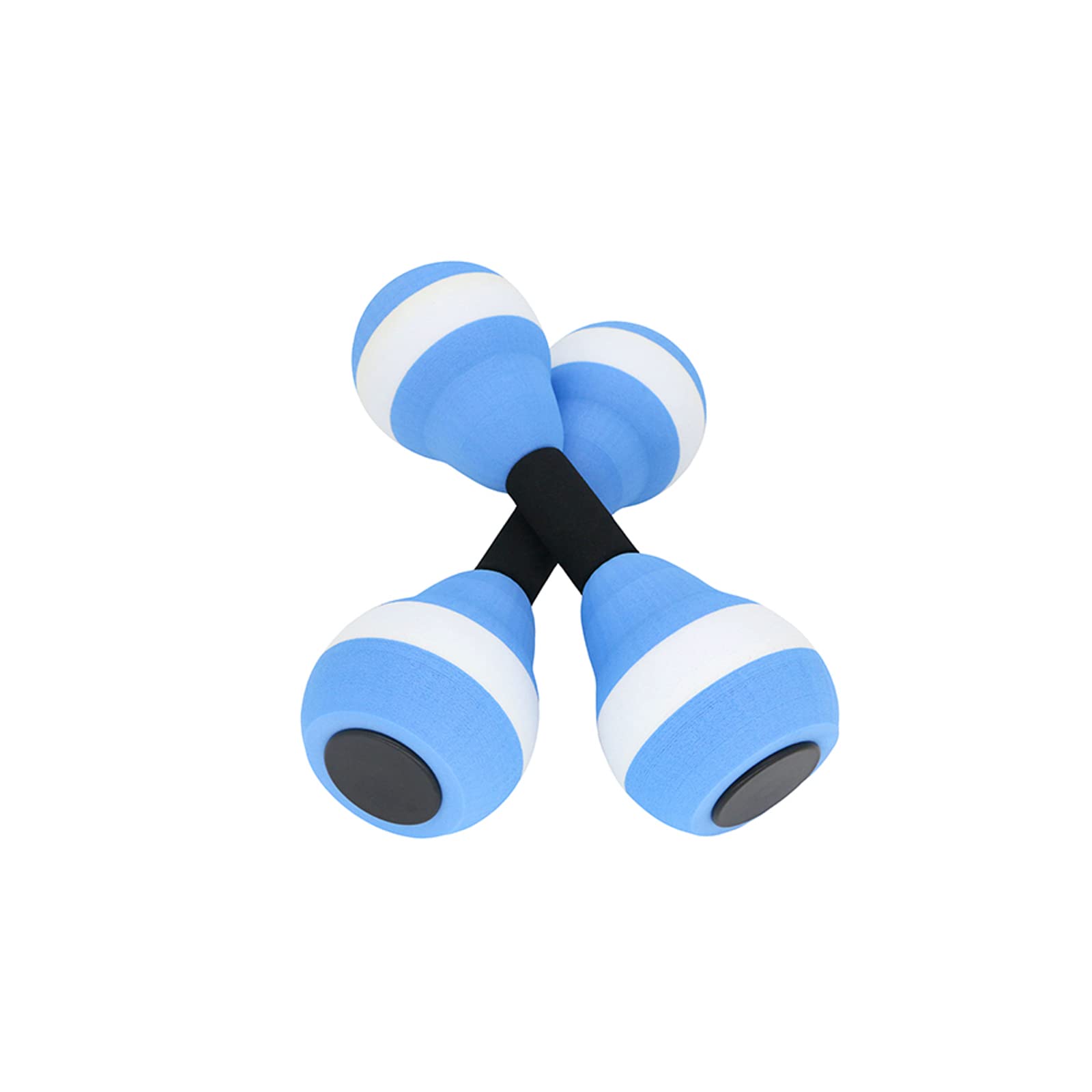 2PCS Exercise Dumbbells Aerobic Exercise Foam Dumbbell Pool Lightweight Water Aerobics Weights Pool Dumbbells Fitness Barbells Water Fitness