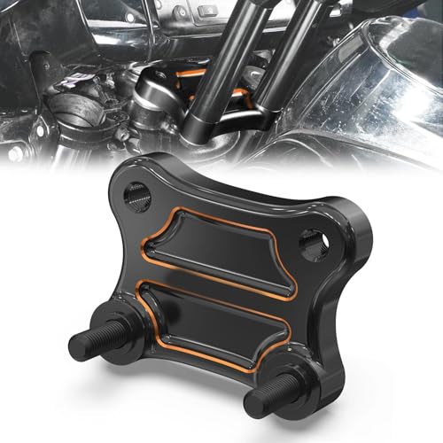 Plaque de traction guidon Harley FLHX en aluminium usiné haute résistance