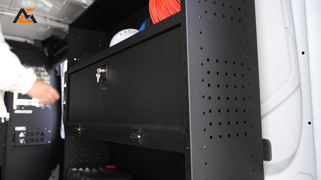 Amazon.com: MELIPRON Cargo Van Shelves with Lockable Door Kits Fit